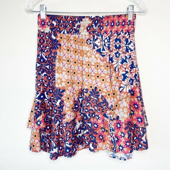 CAbi Style #5053 Isabel Patchwork Ruffle Skirt - Picture 2 of 6